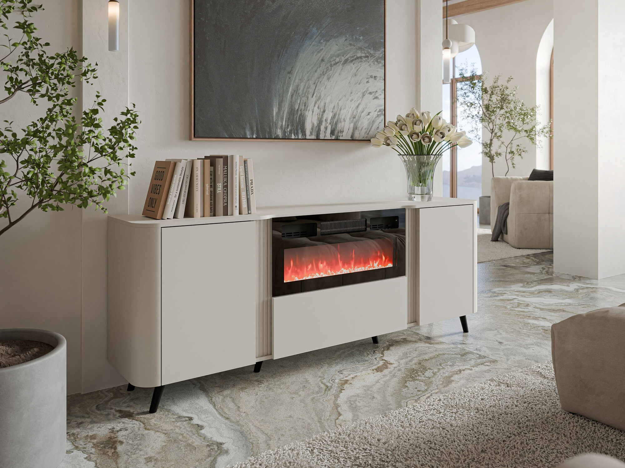 Omarica Charlotte 202 (Kašmir + Črna)