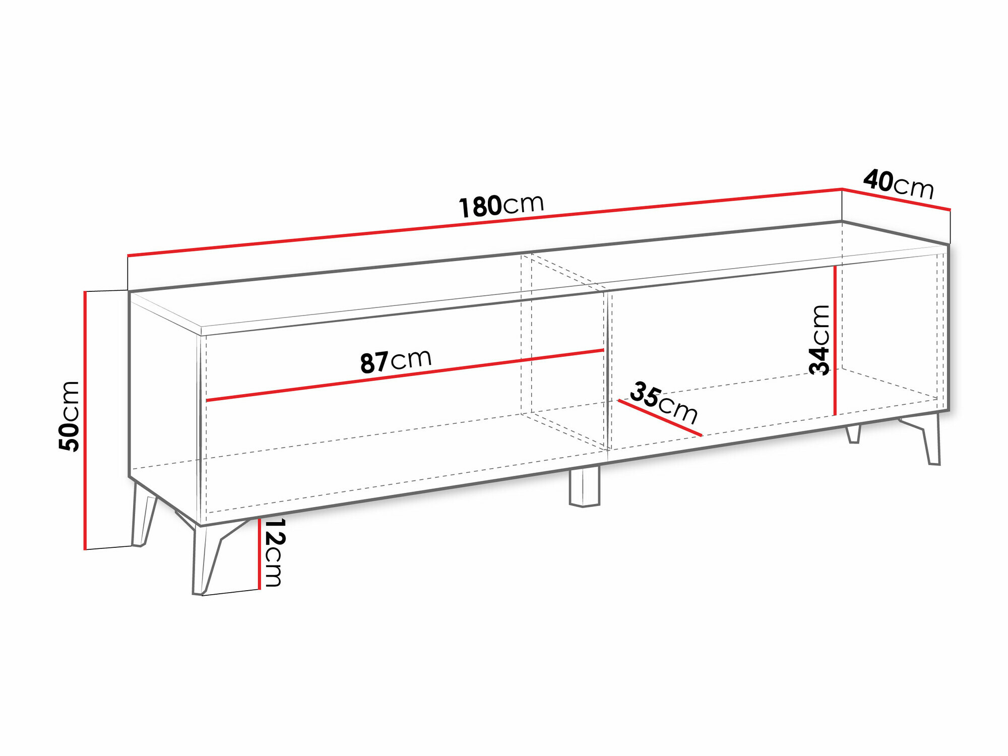 TV-omarica Comfivo 491 (Bela + Sijaj bela)