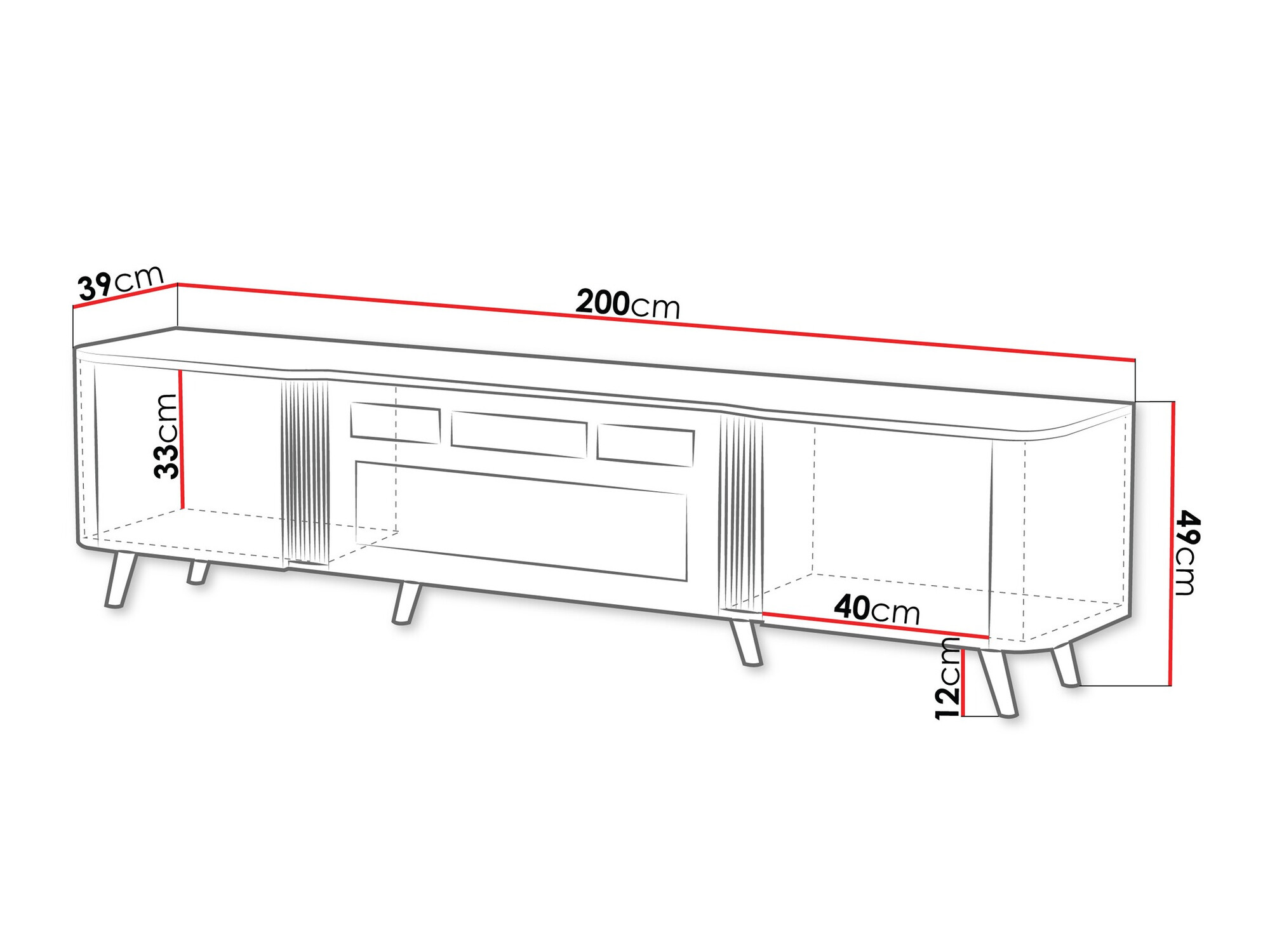 TV-omarica Modus (Kašmir + Črna)