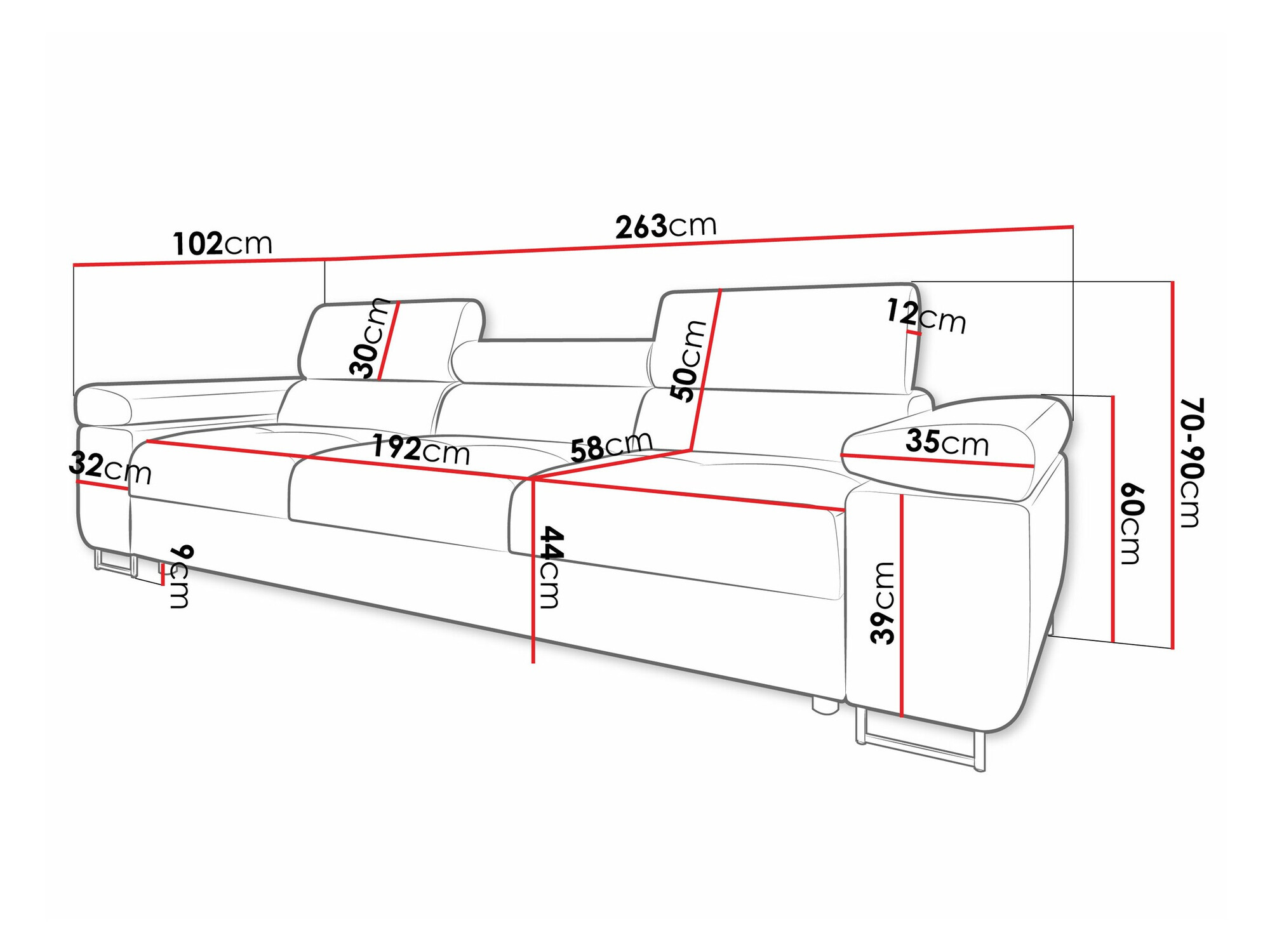 Kavč Comfivo Vinetum III (Flow 06)