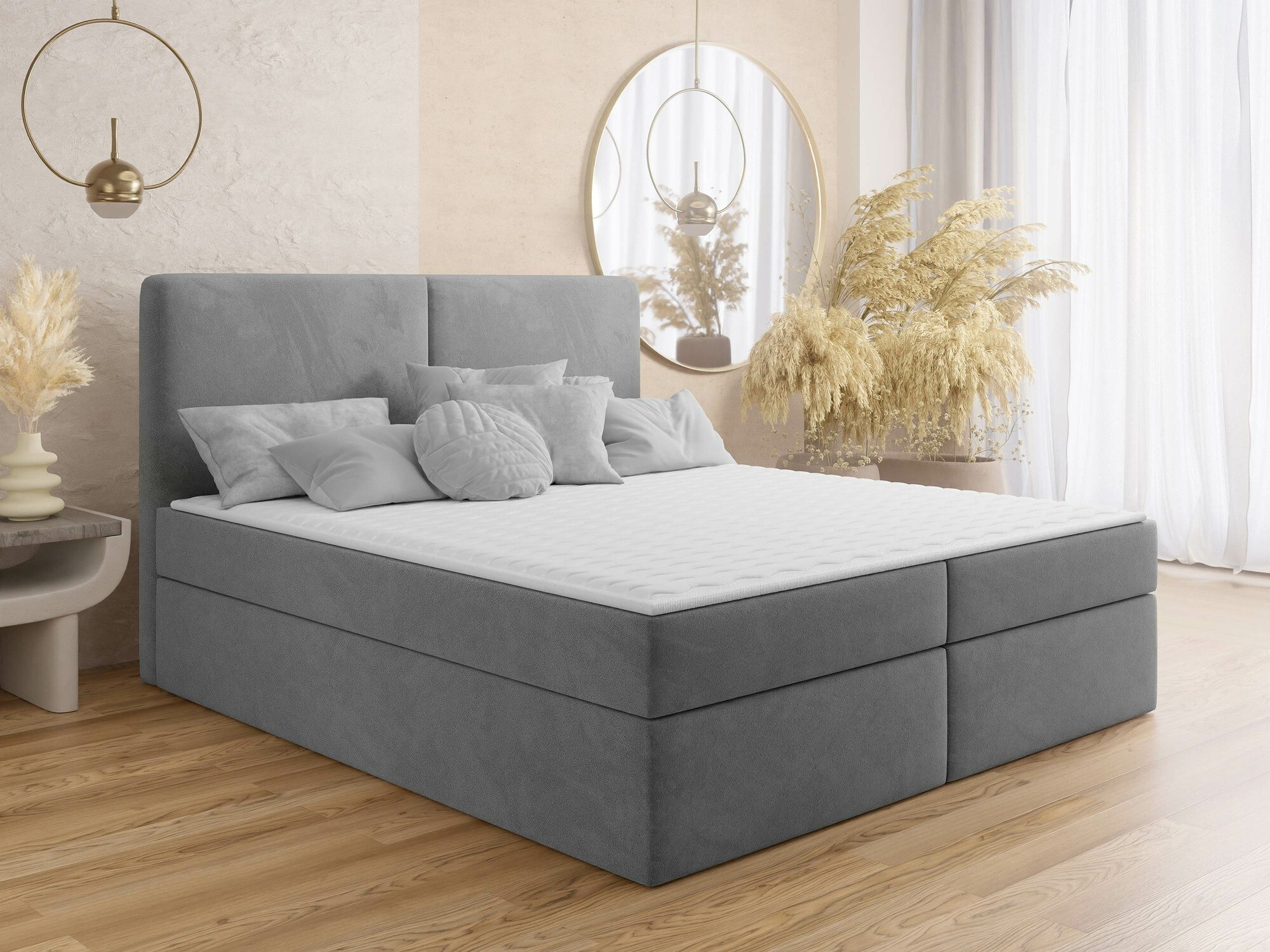 Boxspring postelja Zanesville 100 (Manila 16)