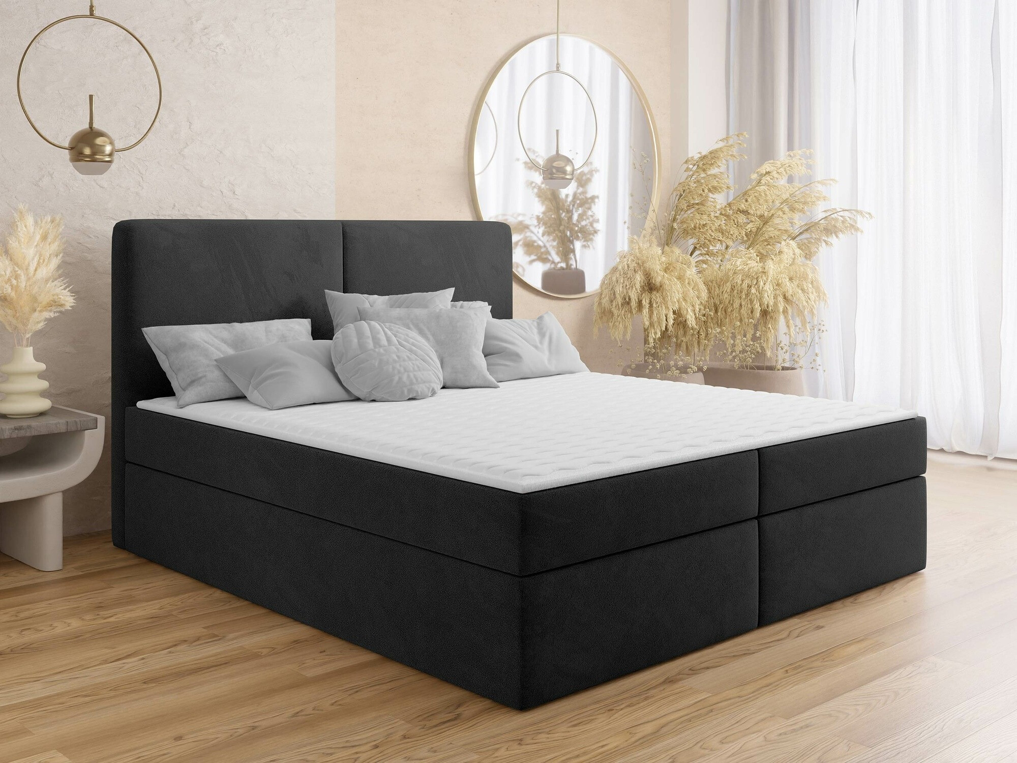 Boxspring postelja Zanesville 100 (Manila 18)