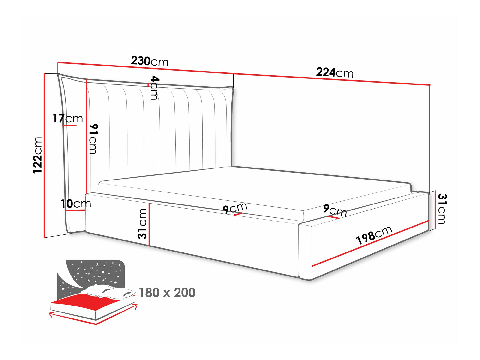 Postelja Comfivo 382 (Kronos 19)