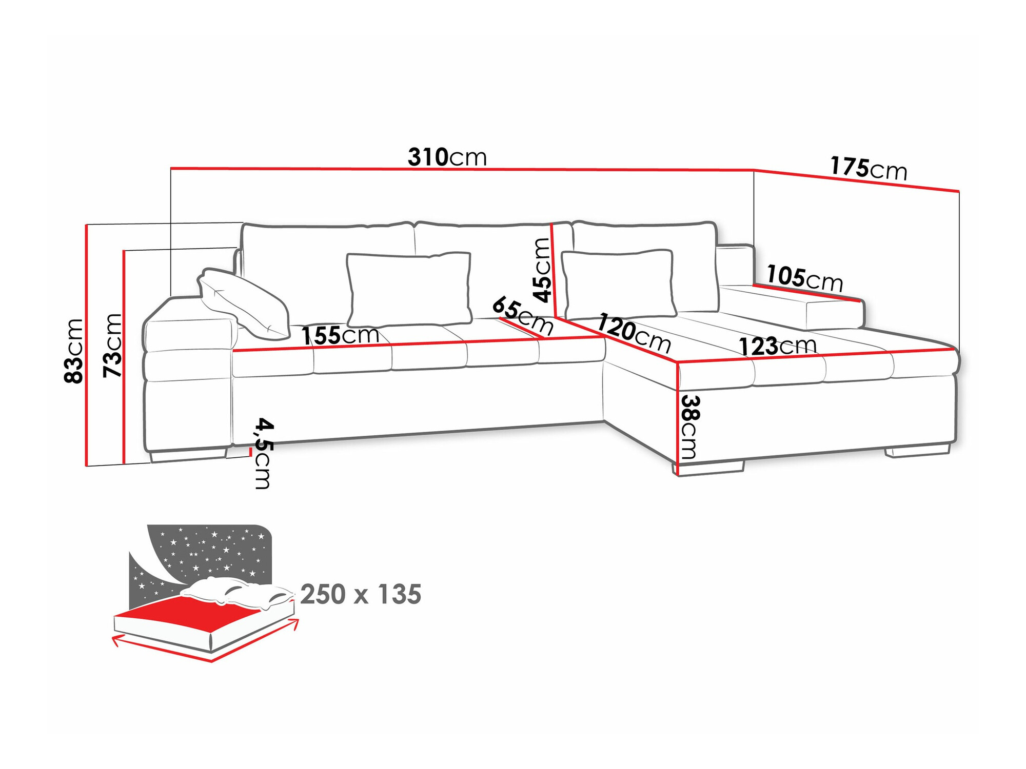 Kotna garnitura Comfivo 169 (Wave 09)