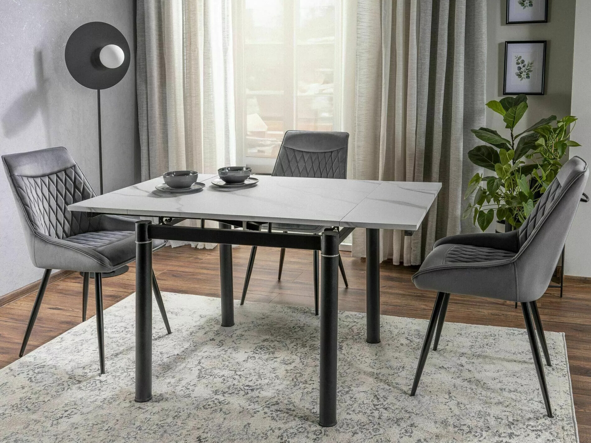 Miza Detroit 510 (Beli marmor)