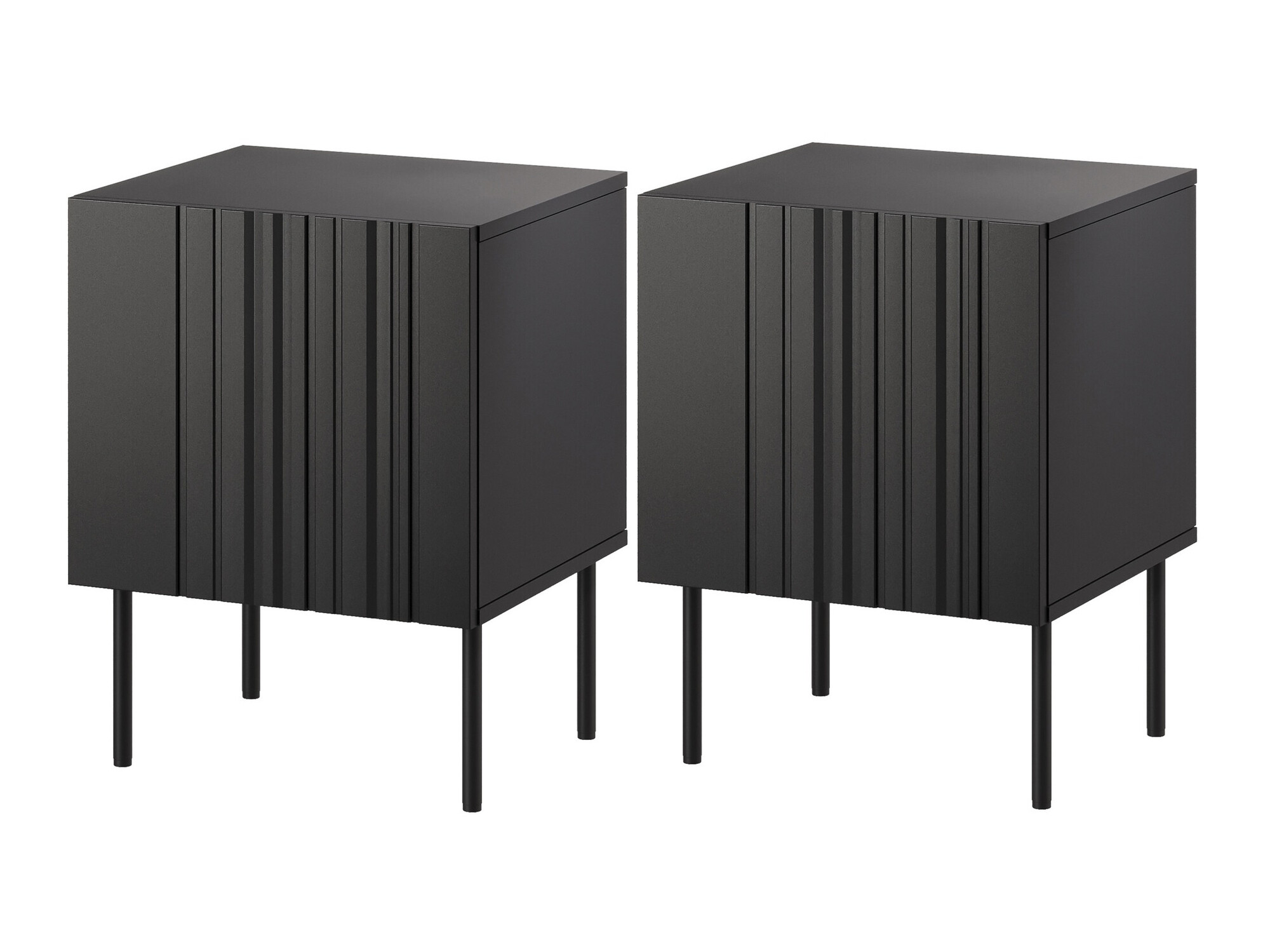 Komplet nočnih omaric Evavese 104 (Črna)