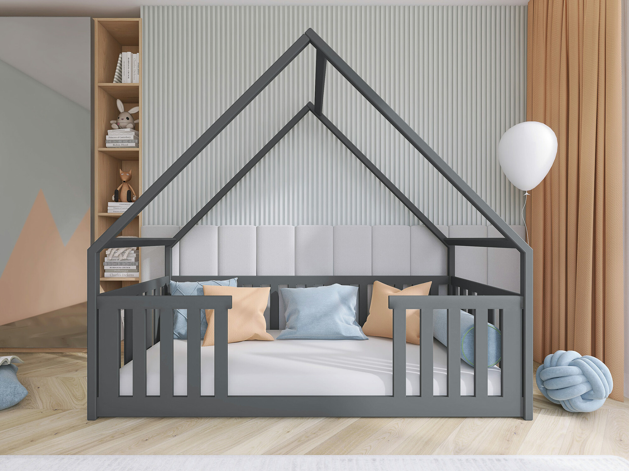 Postelja Vista 114 (Siva)