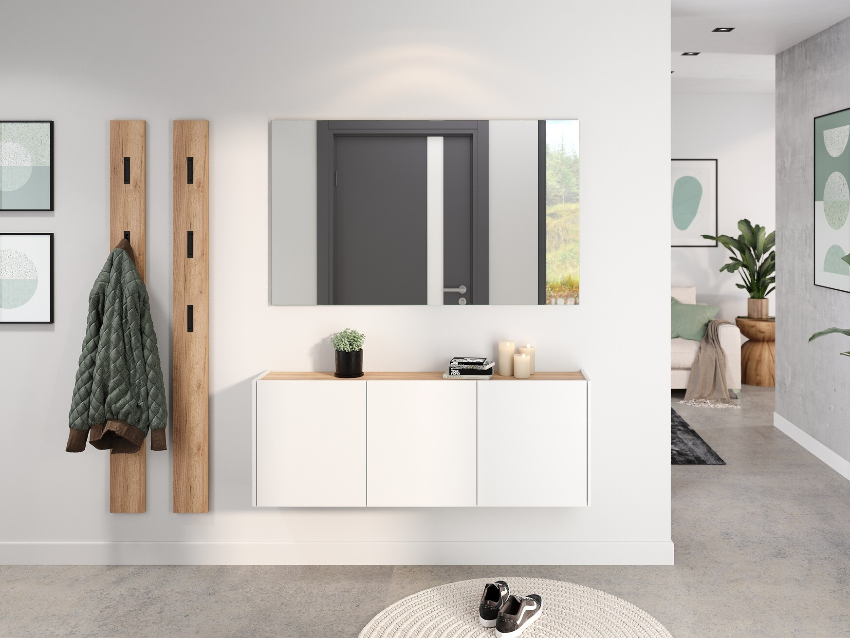 Regal za čevlje Sacramento 433 (Bela)