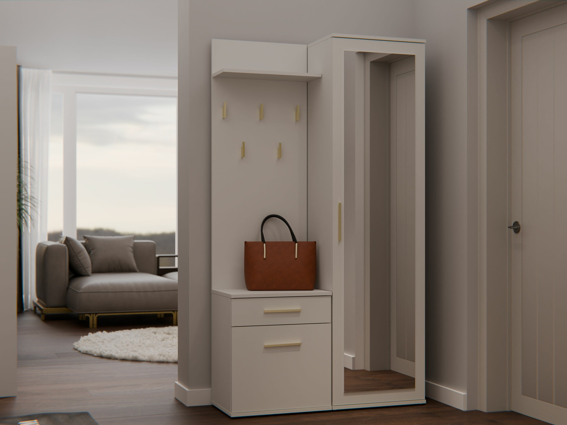 Komplet za predsobo Mandeville 126 (Kašmir)