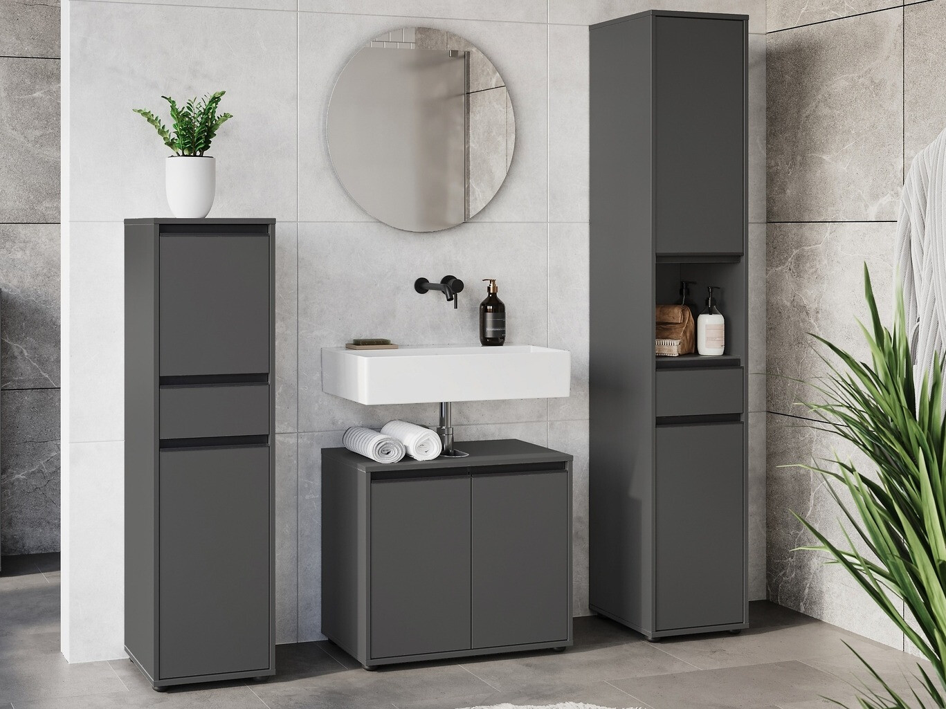 Kopalniški komplet Tensona 104 (Grafit)