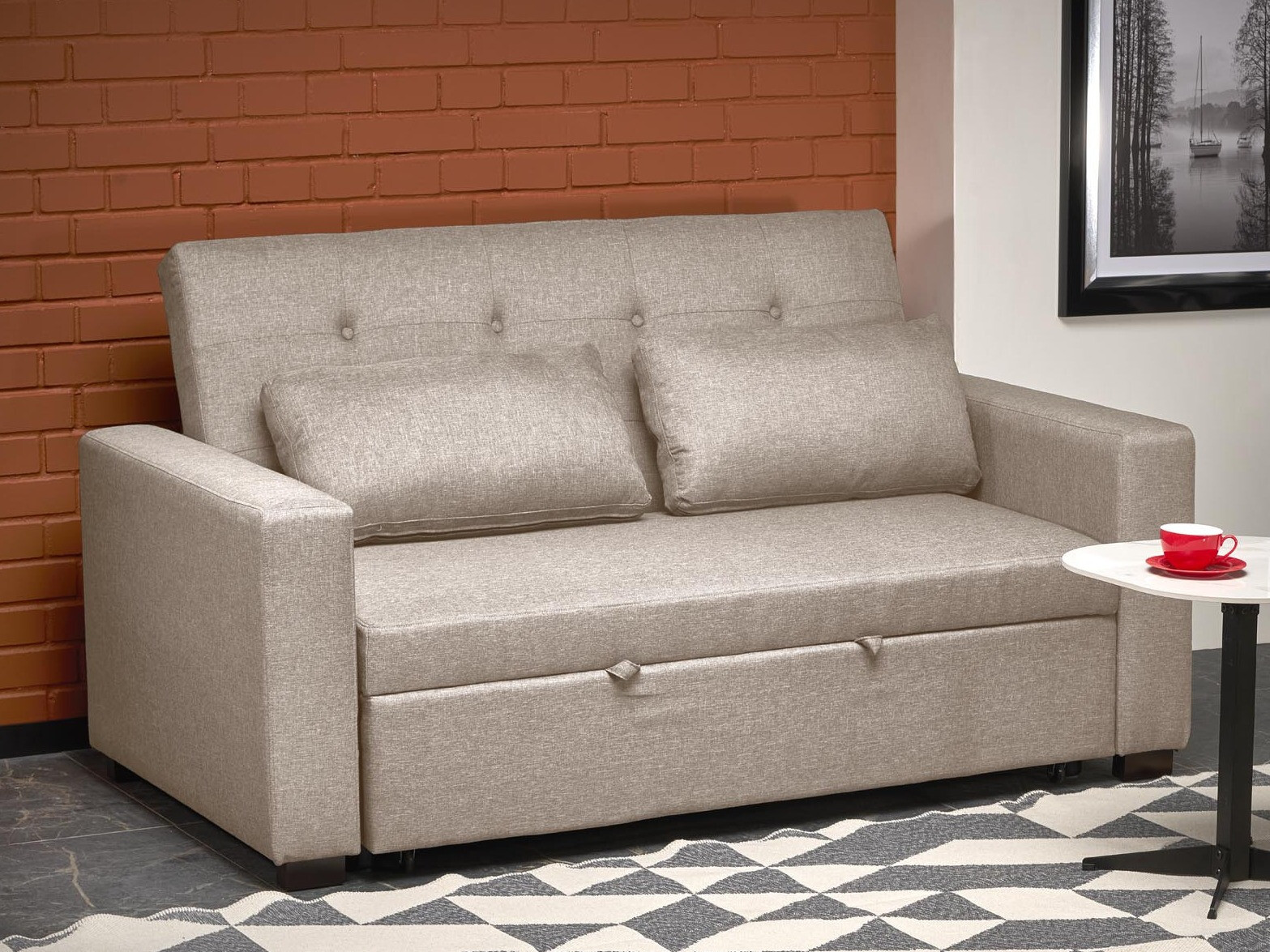 Raztegljiv kavč Houston 1847 (Bež)