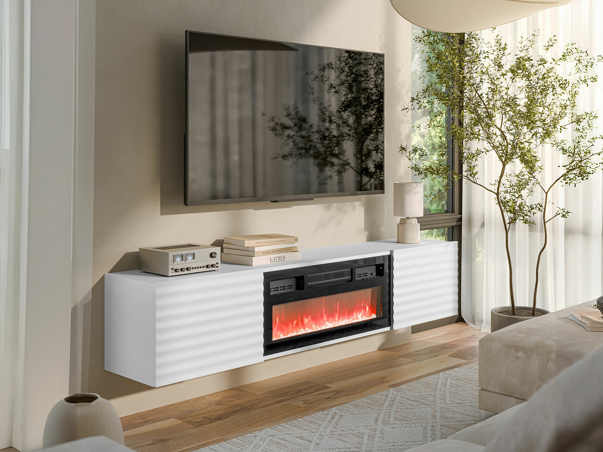 TV-omarica Charlotte 206 (Bela)