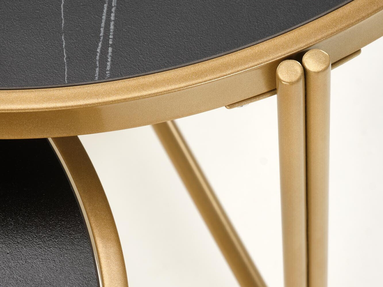 Komplet klubskih mizic Houston 1867 (Črni marmor)