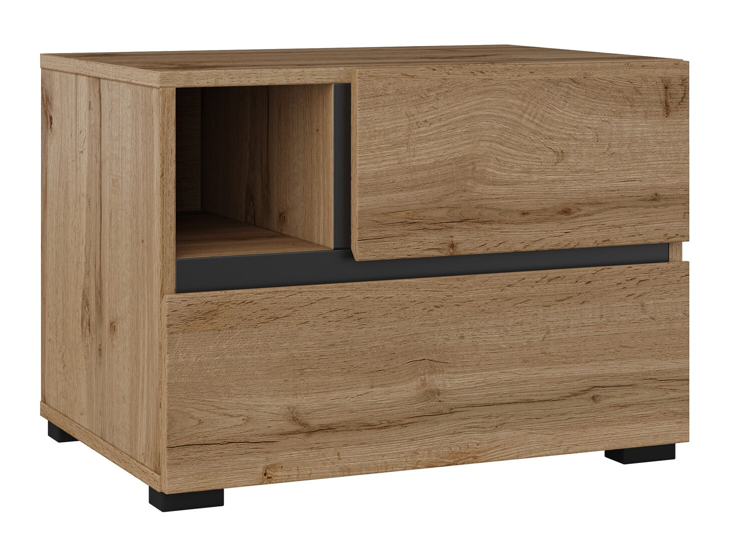 Nočna omarica Alfere 120 (Wotan hrast)