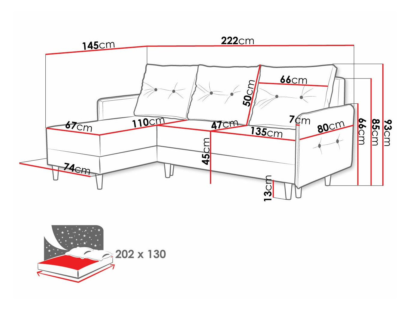 Kotna garnitura Muncie 101 (Lux 29)
