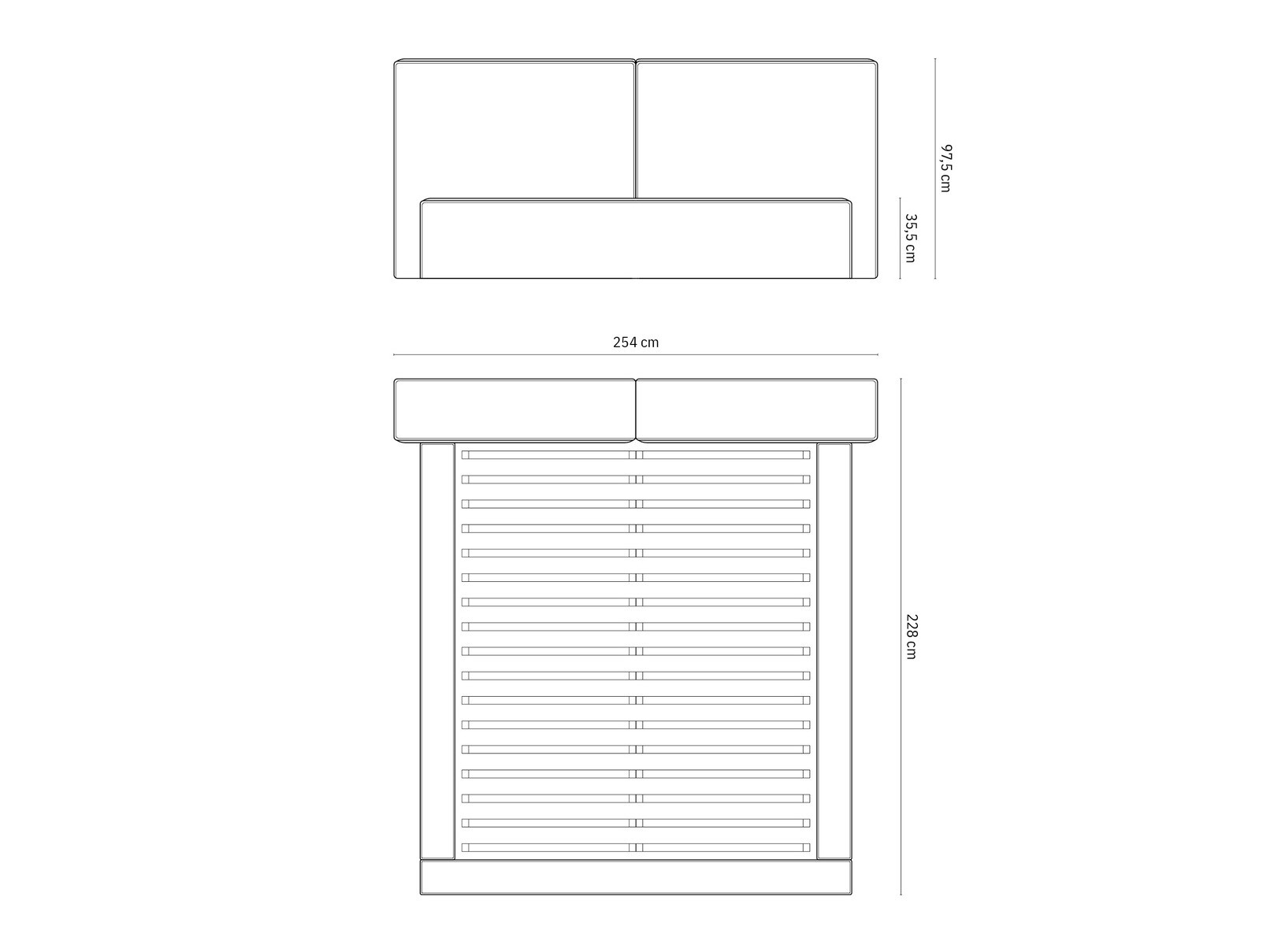 Postelja Lomcalu 100 (Bluvel 14)