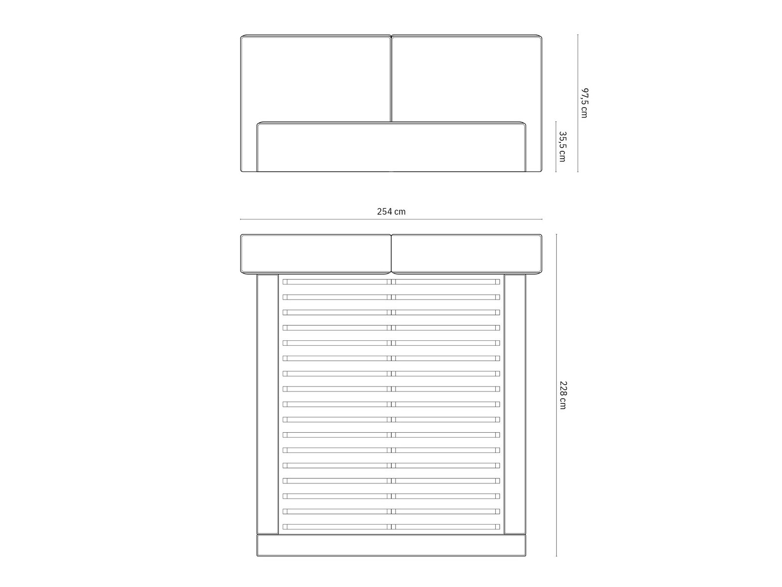 Postelja Lomcalu 100 (Megan 363)