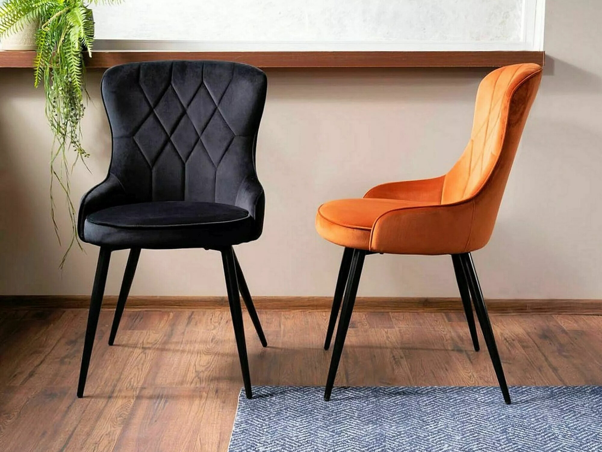 Stol Detroit 524 (Črna)