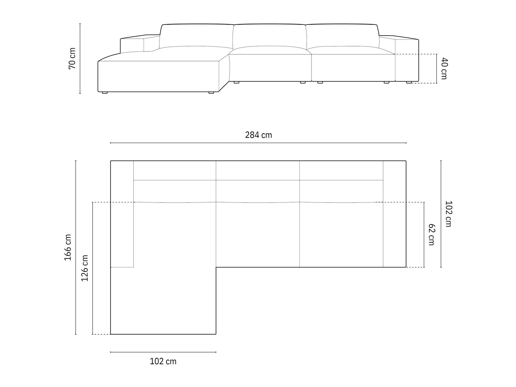 Kotna garnitura Lomcalu 102 (Bluvel 22)