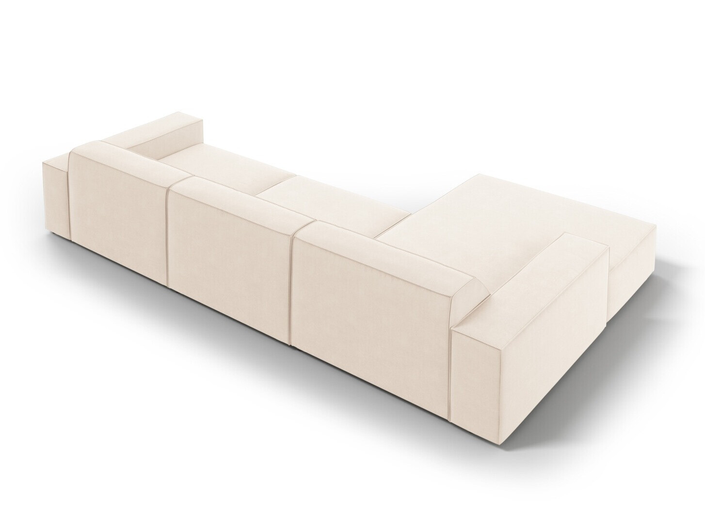 Modularna kotna sedežna garnitura Lomcalu 102 (Bluvel 22)