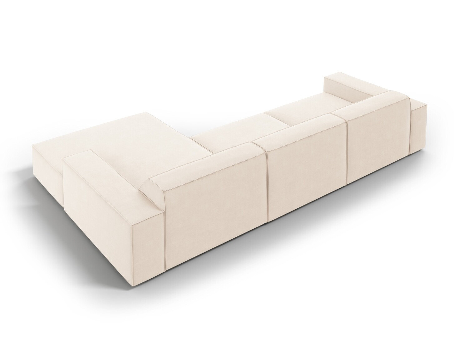 Modularna kotna sedežna garnitura Lomcalu 102 (Bluvel 22)