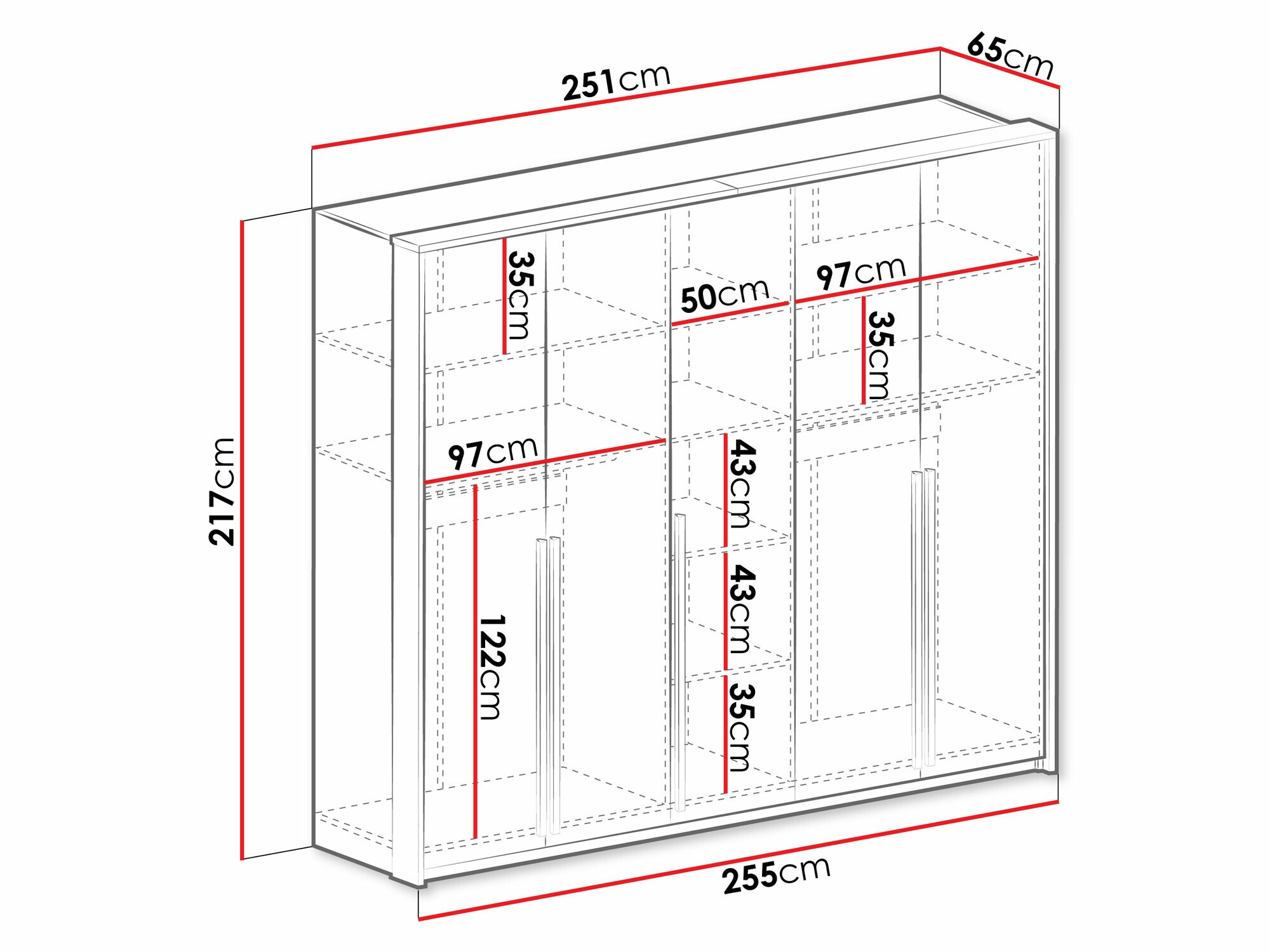 Garderobna omara Calcalo 102 (Bež)