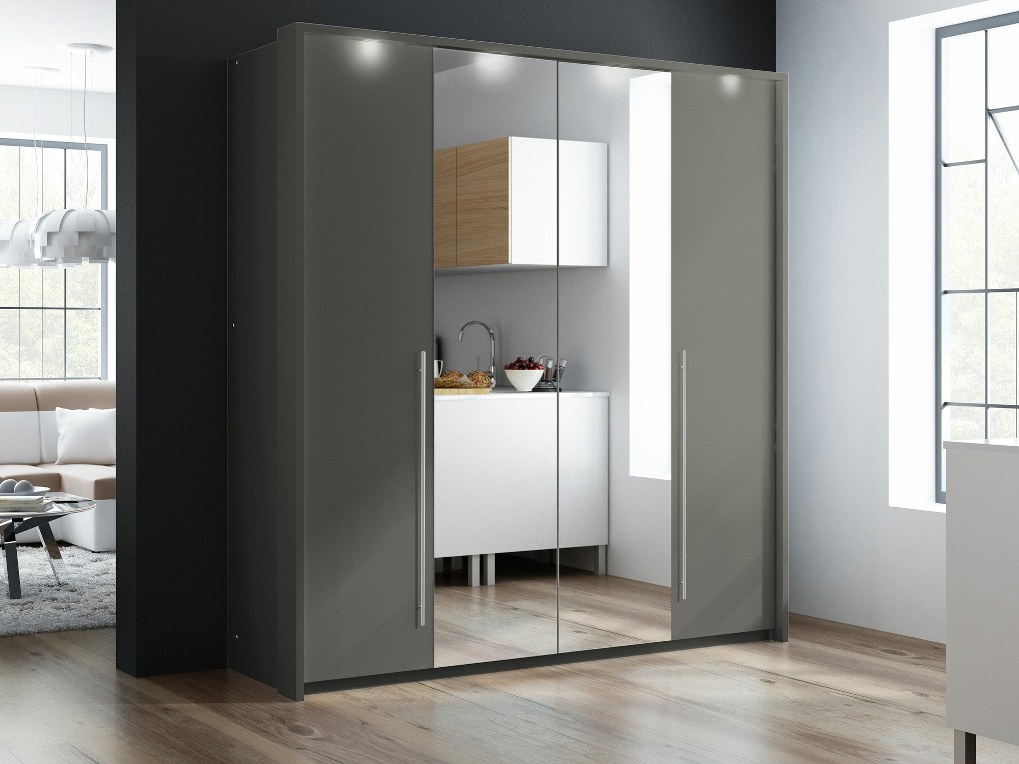 Garderobna omara Honolulu 237 (Lava)