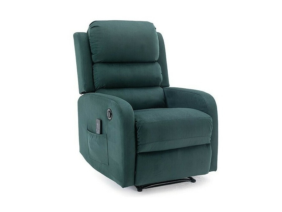 Fotelj s počivalnikom Detroit 557 (Zelena)