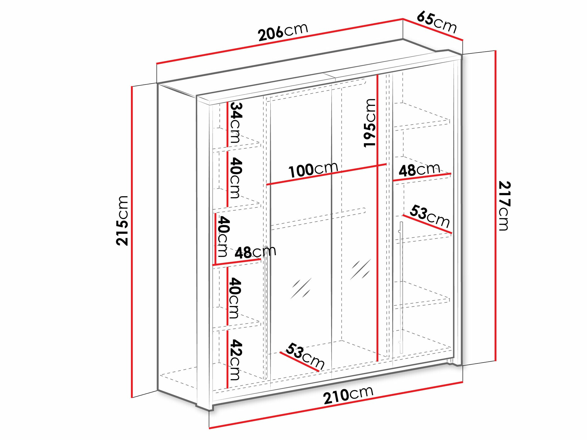 Garderobna omara Honolulu 239