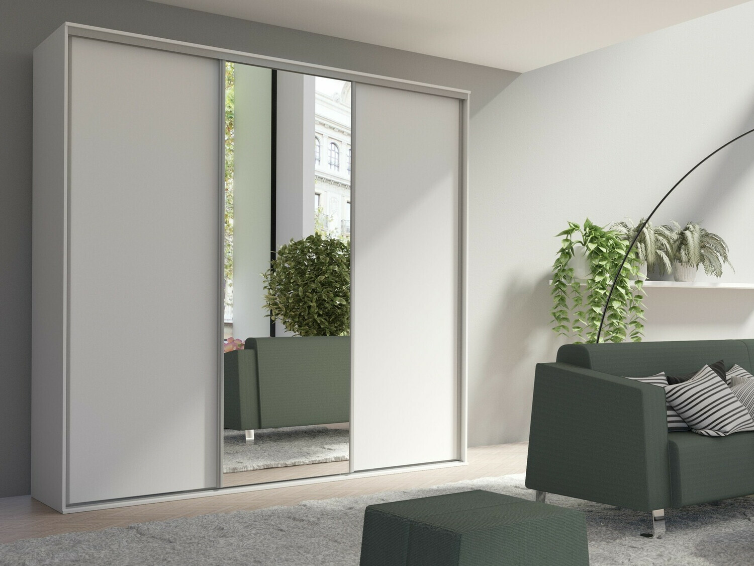 Garderobna omara Murrieta 145 (Bela)