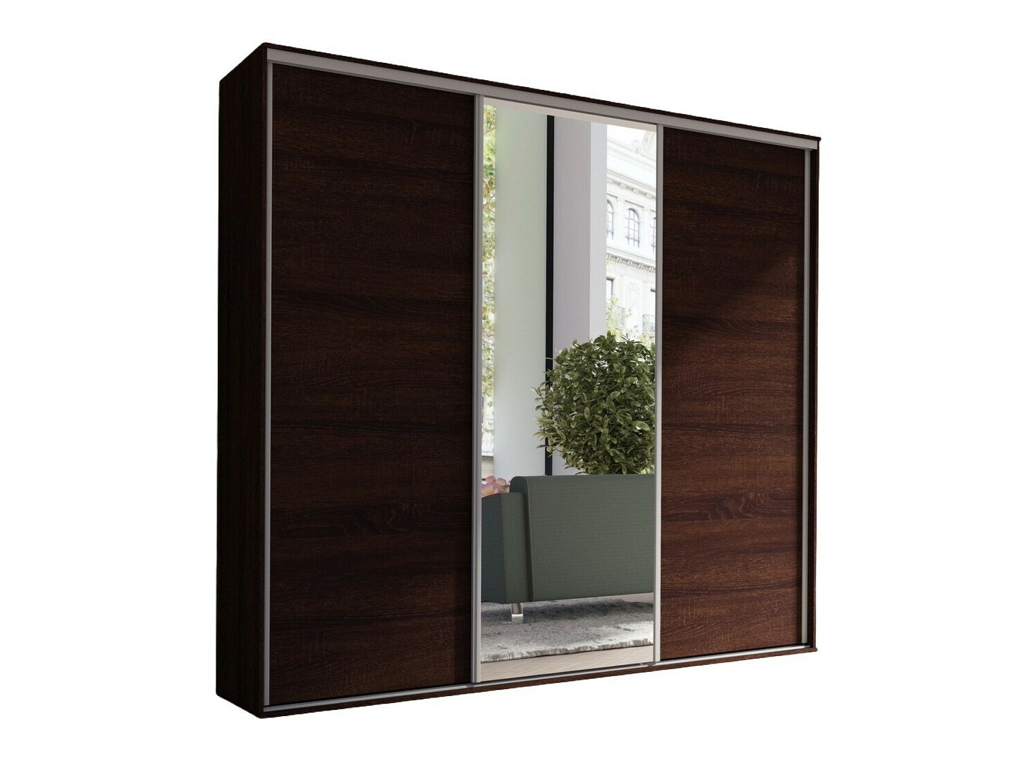 Garderobna omara Murrieta 145 (Temni Sonoma hrast)