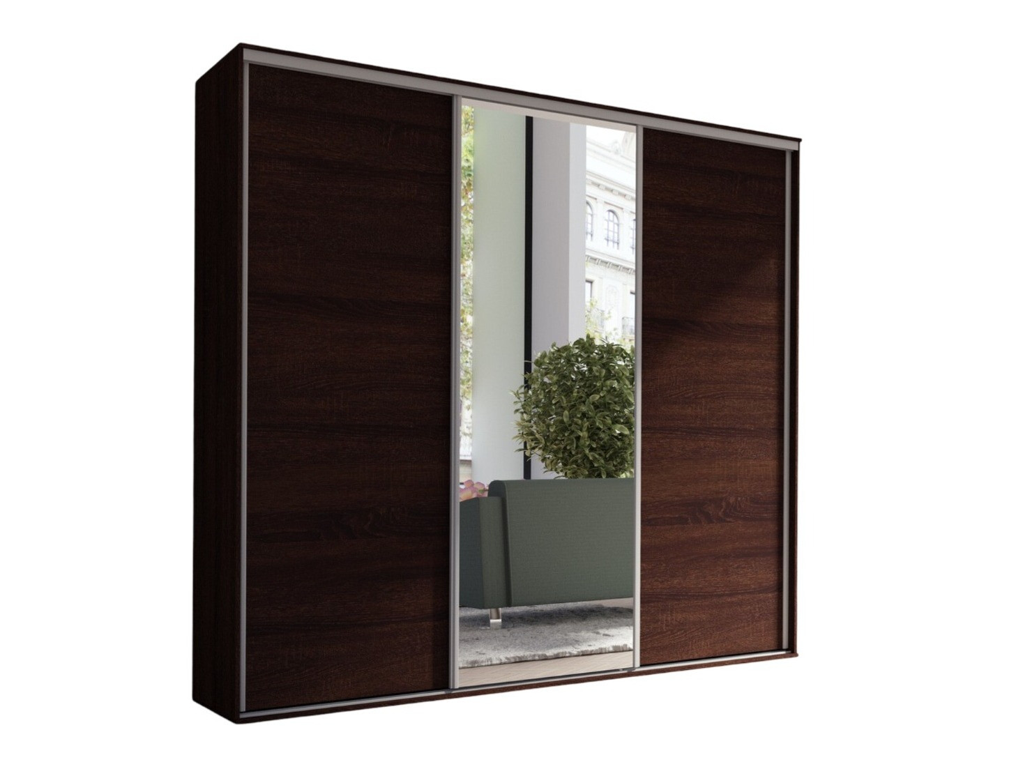 Garderobna omara Murrieta 181 (Temni Sonoma hrast)