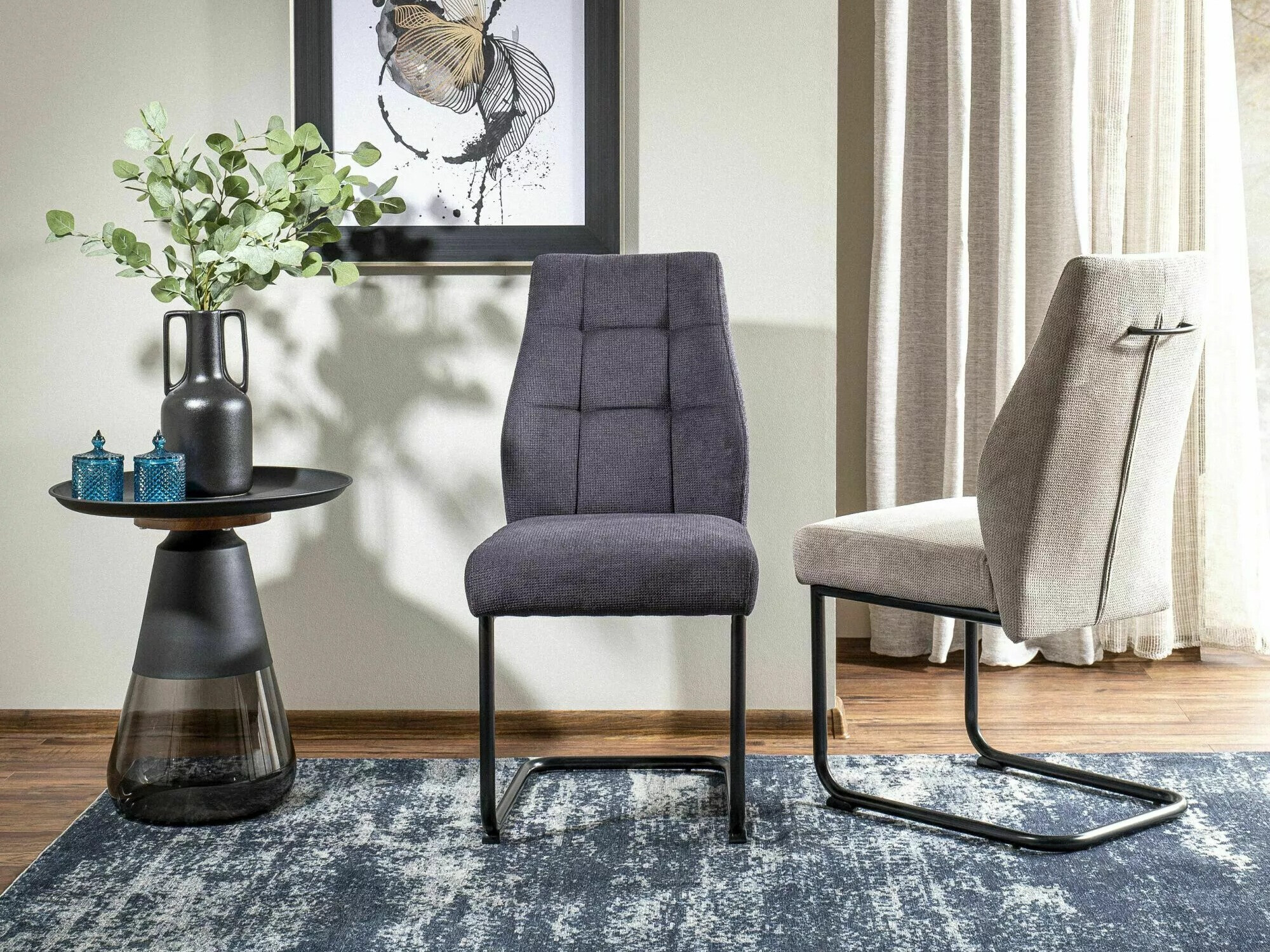 Klubska mizica Detroit 573 (Črna)