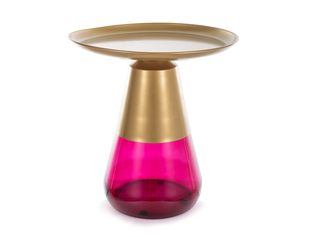 Klubska mizica Detroit 573 (Zlata + Vijolična)