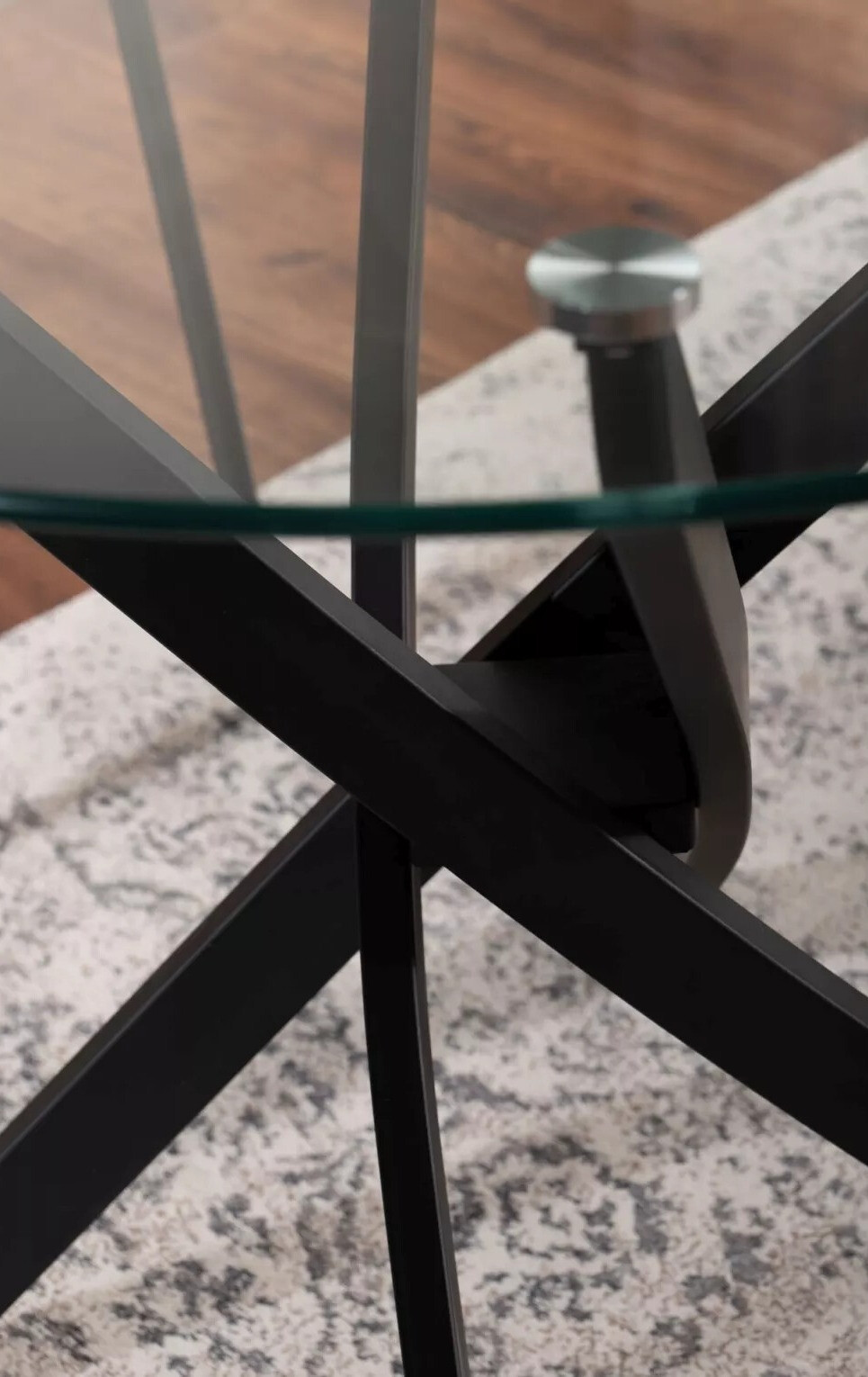 Klubska mizica Detroit 574 (Črna)