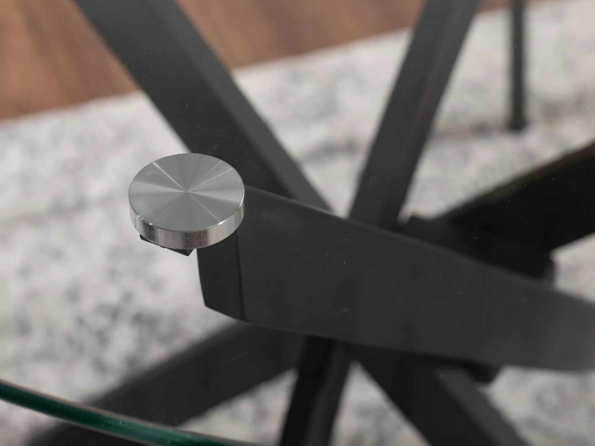 Klubska mizica Detroit 574 (Črna)