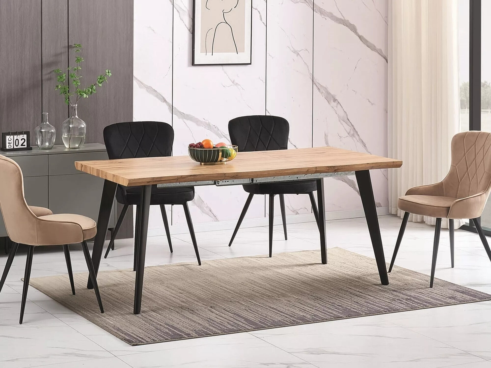 Miza Detroit 584 (Hrast)