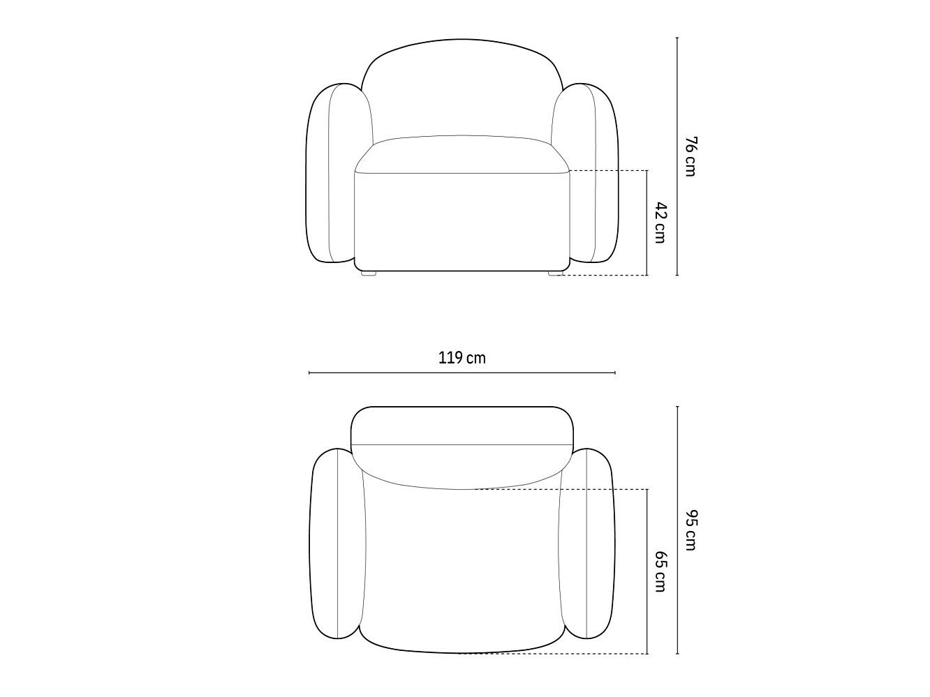 Fotelj Tolmira 103 (Casino Modra)