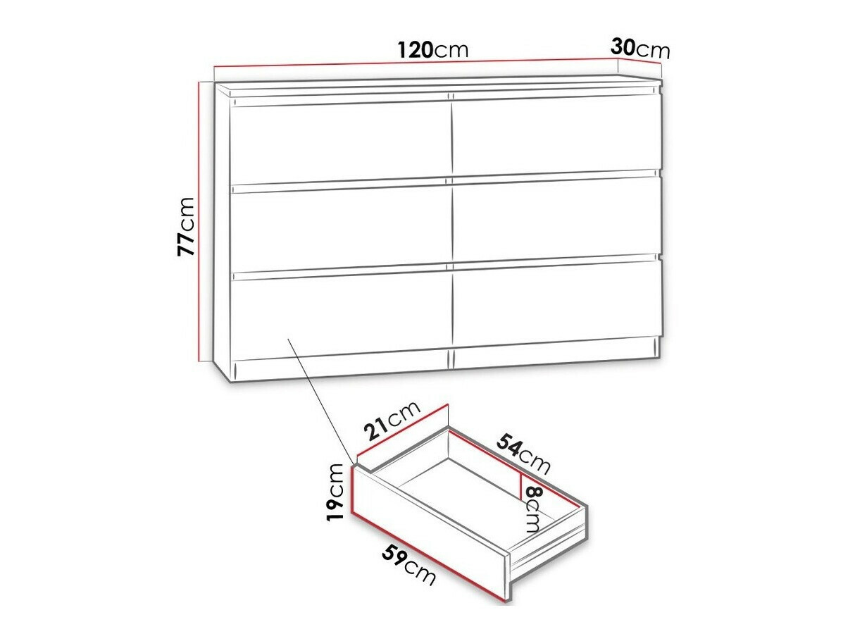 Komoda Comfivo Structor V (Bela)