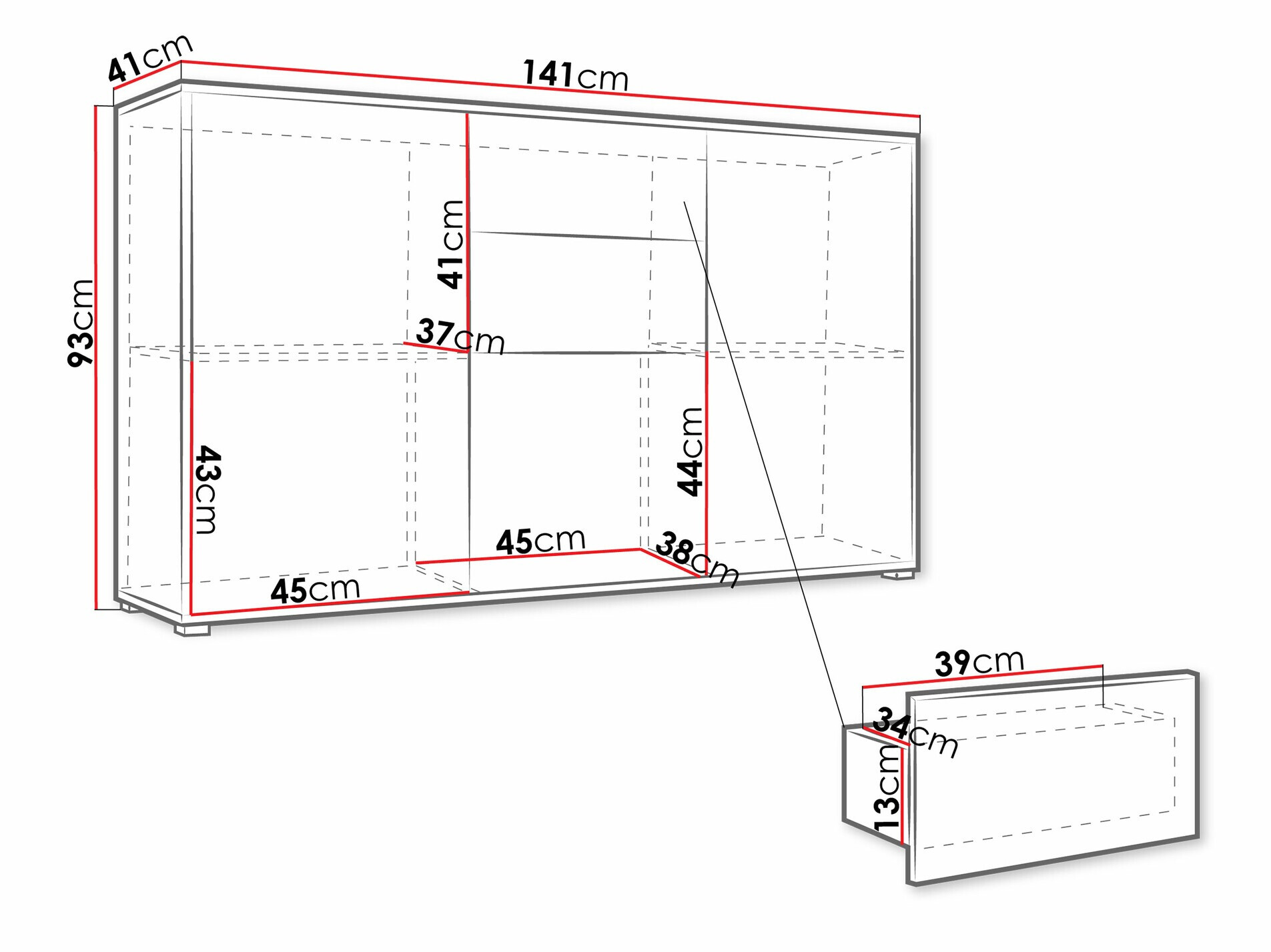 Komoda Comfivo Tutela (Kašmir)