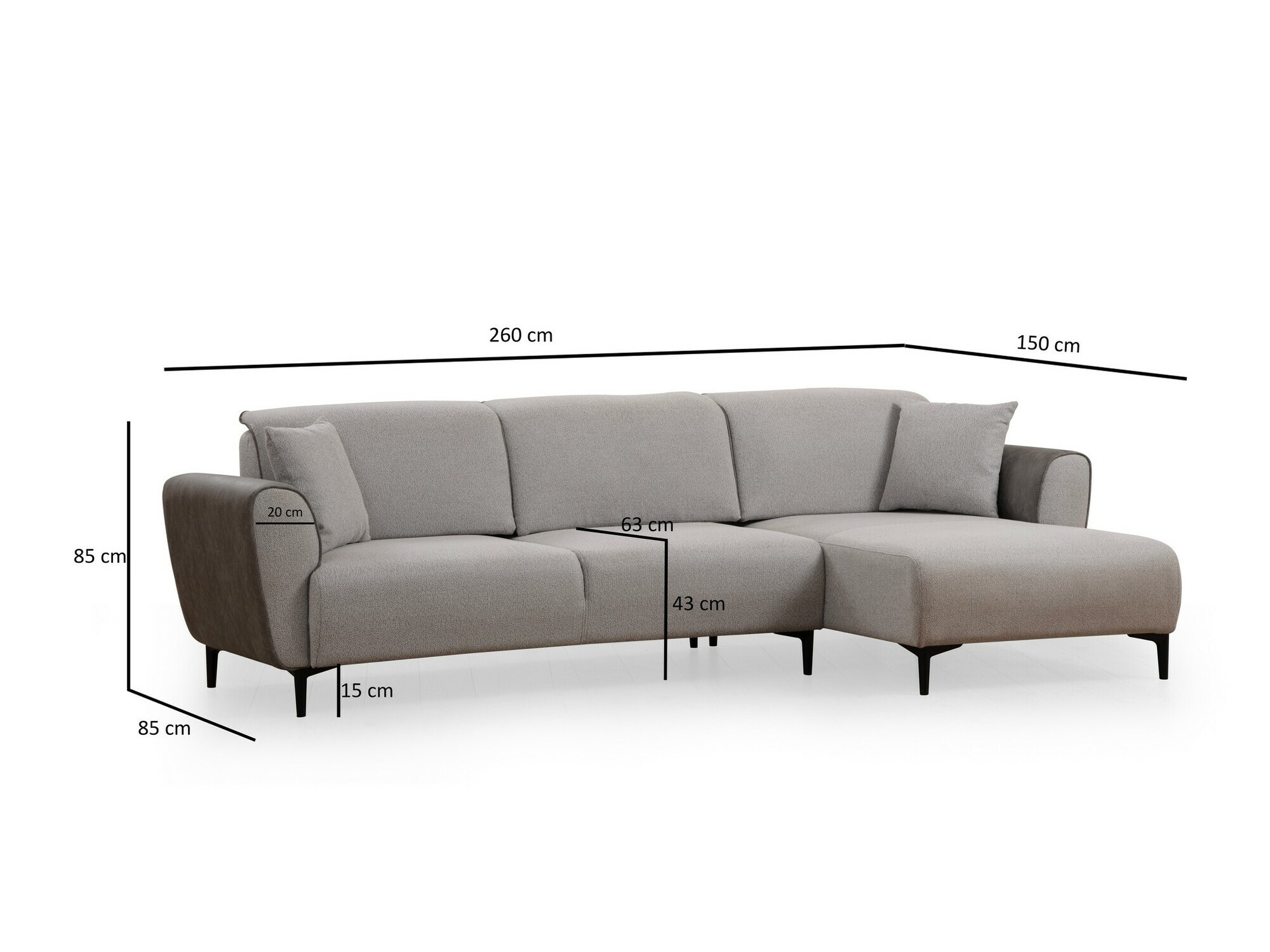 Kotna garnitura Altadena 594 (Desno)