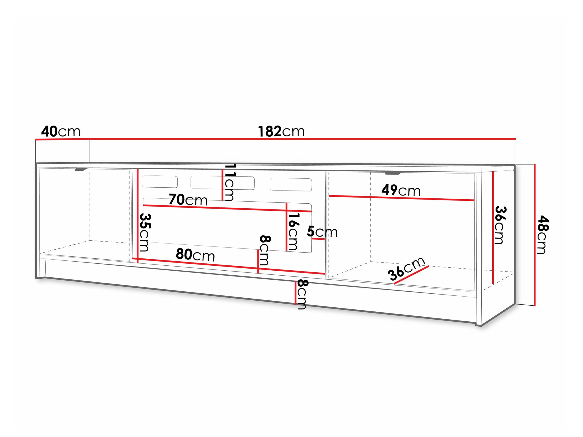 TV-omarica Comfivo Larmire 109 (Bež)