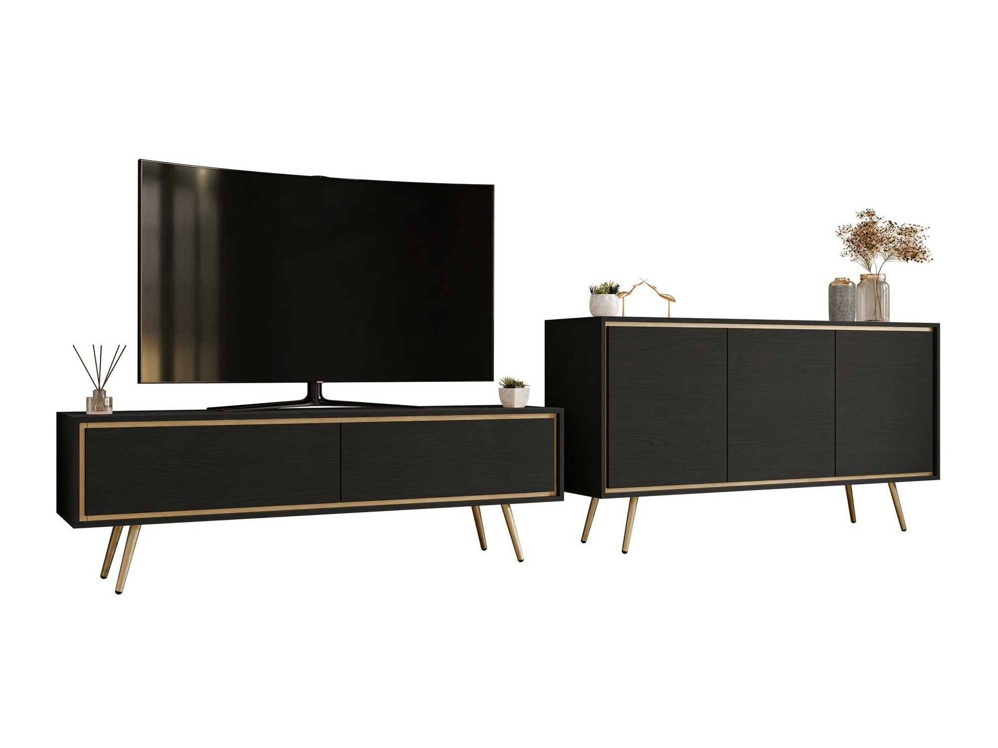 Komplet za dnevno sobo Providence 192 (Grafit)