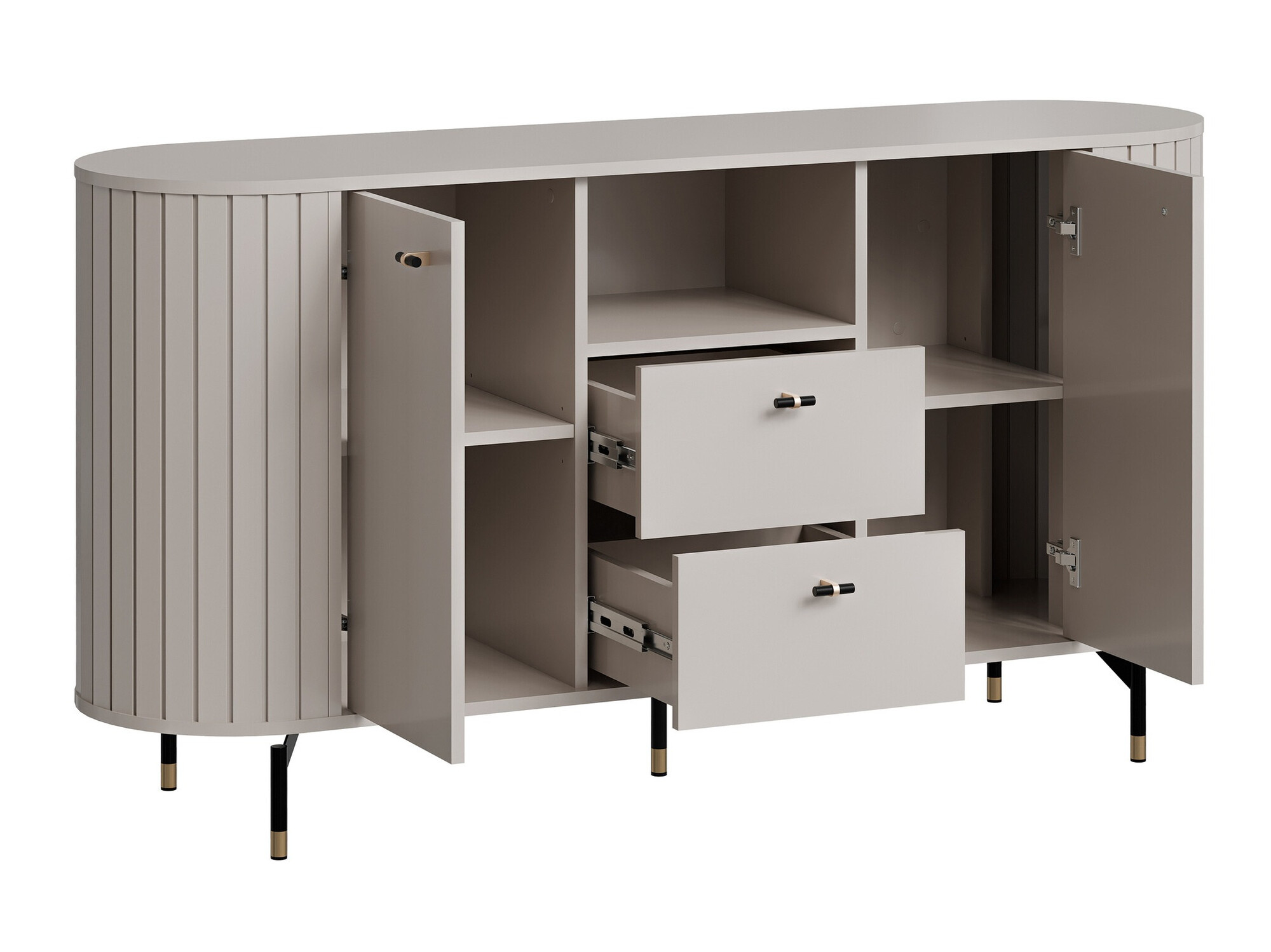 Komoda Novmono 101 (Črna)