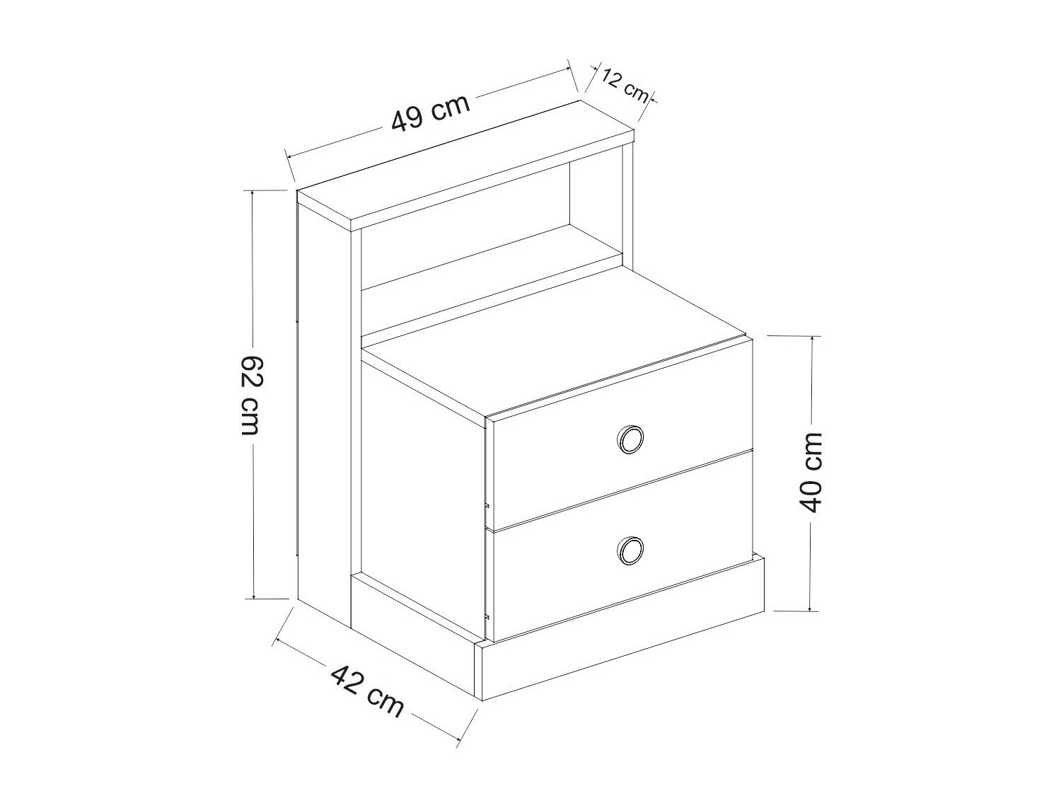 Nočna omarica Marelbe 104