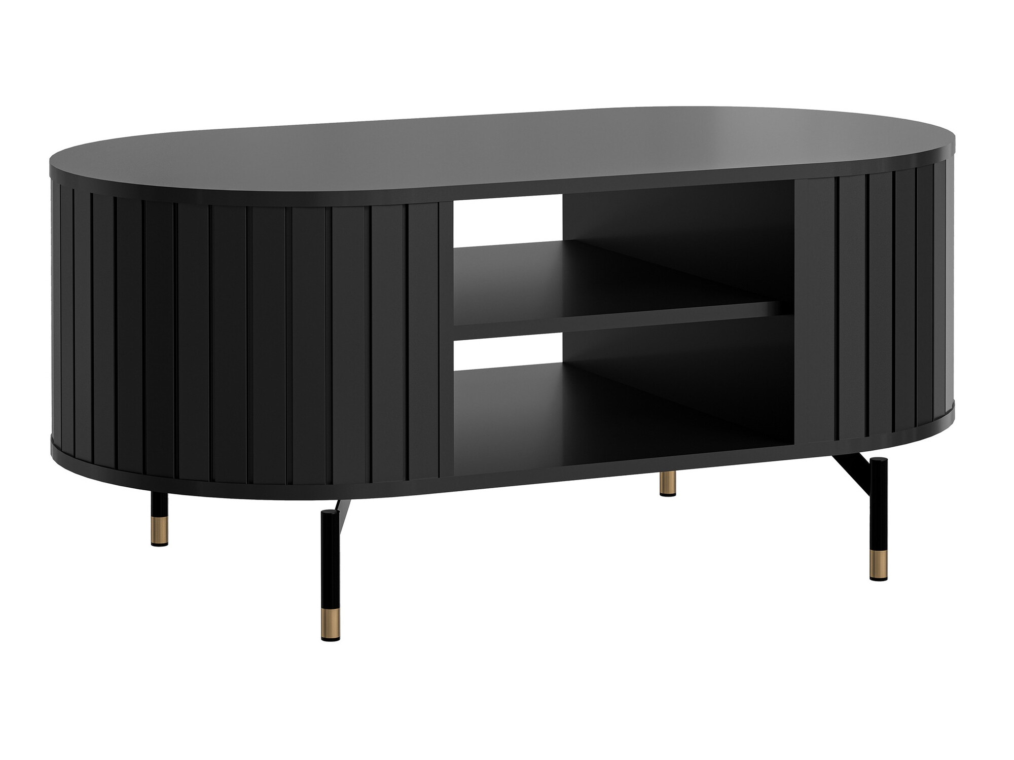 Komplet za dnevno sobo Novmono 111 (Črna)