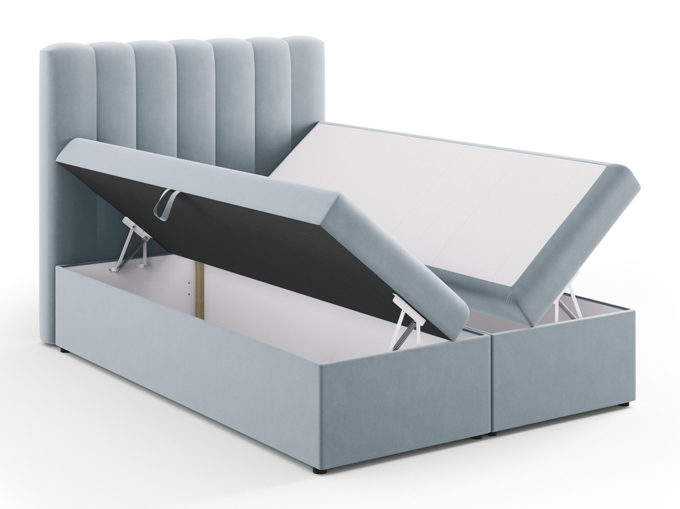 Boxspring postelja Beckley 113 (Bluvel 06)