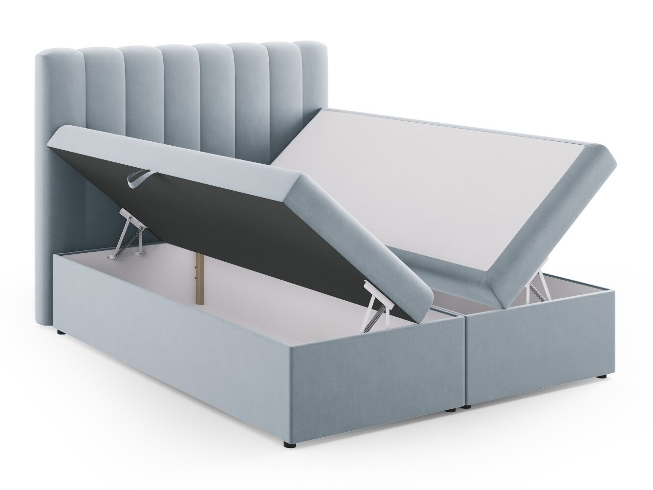 Boxspring postelja Beckley 113 (Bluvel 06)