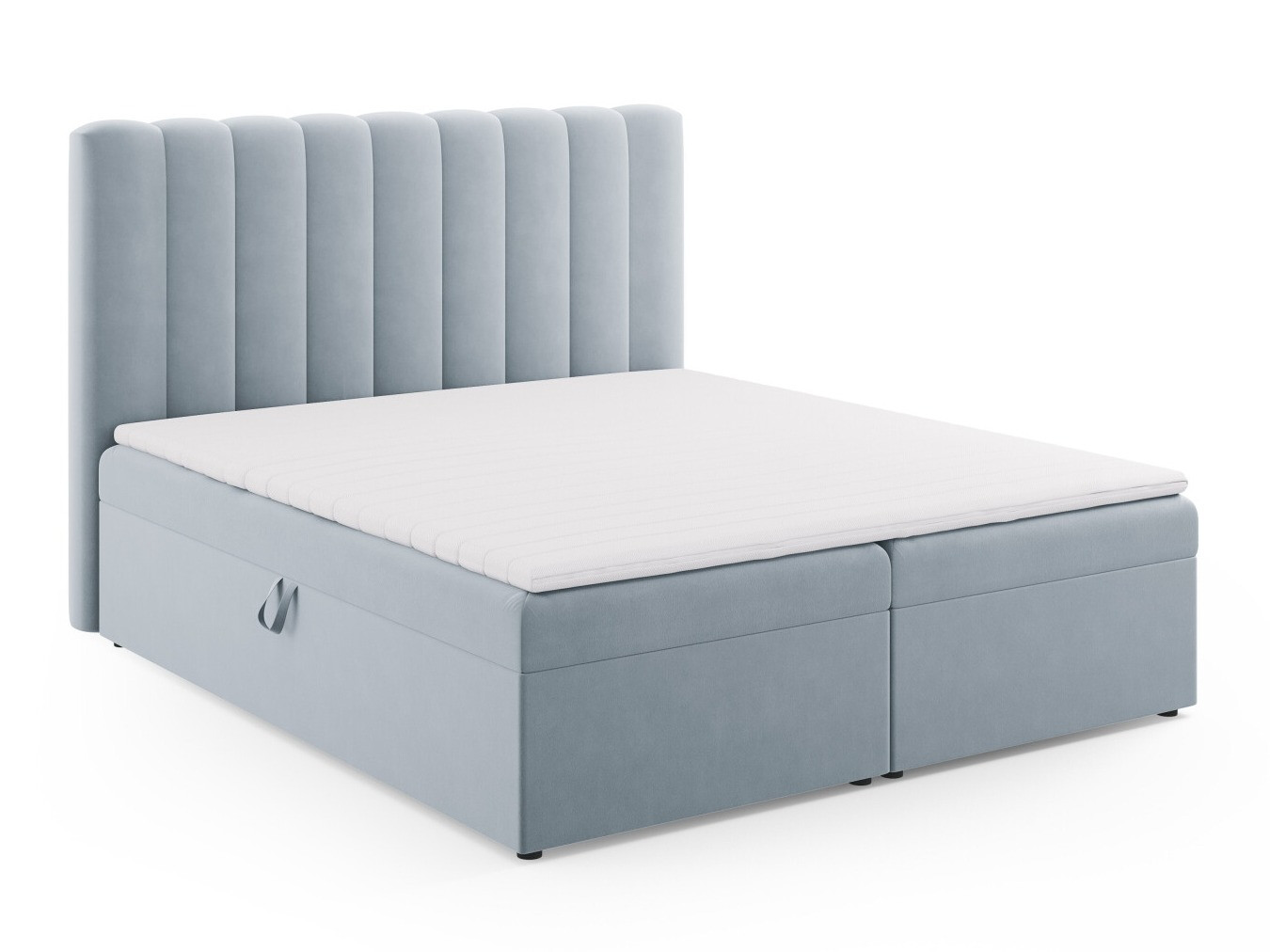 Boxspring postelja Beckley 113 (Bluvel 06)