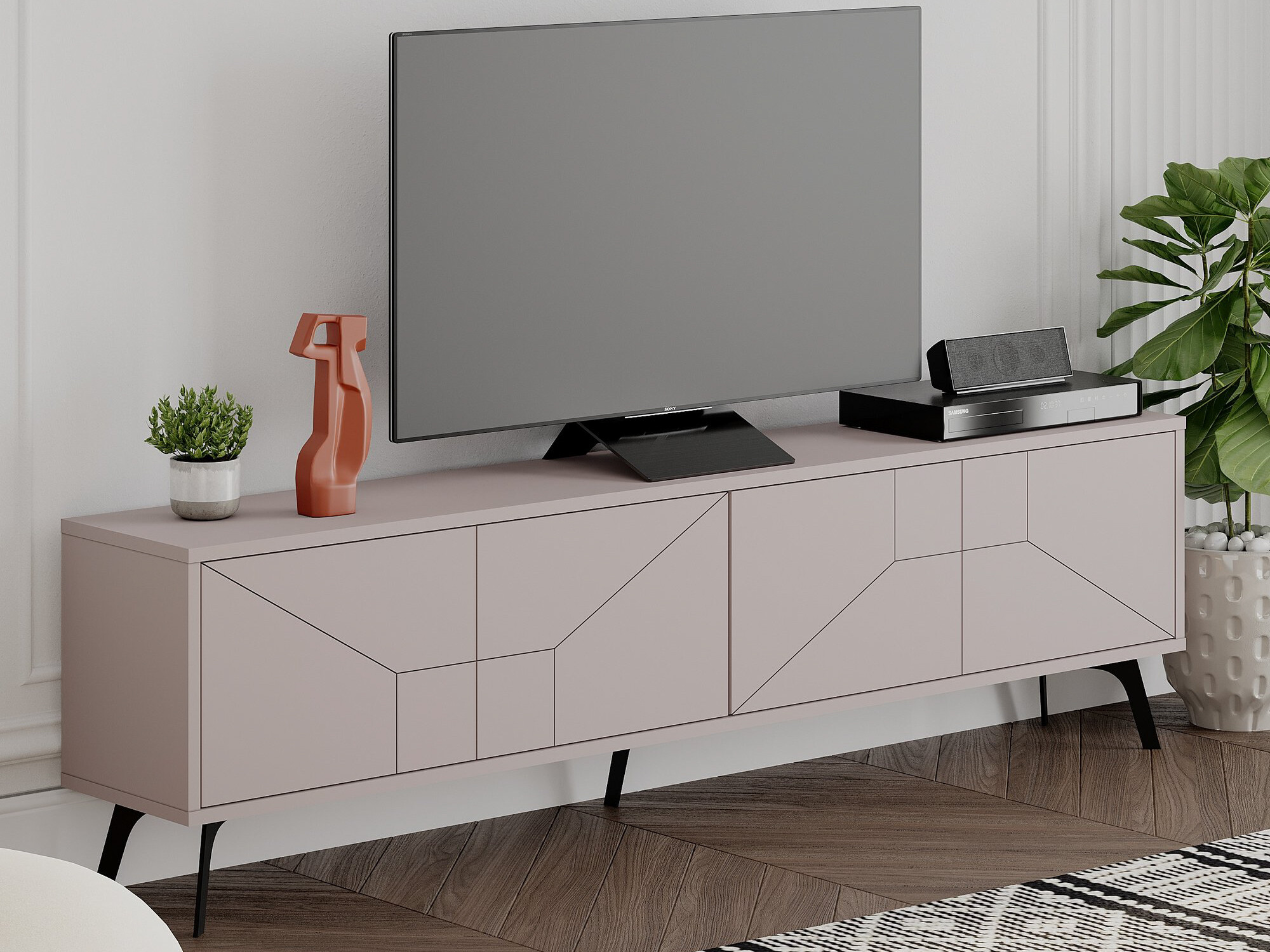 TV-omarica Kailua 1237 (Svetlo rjava)